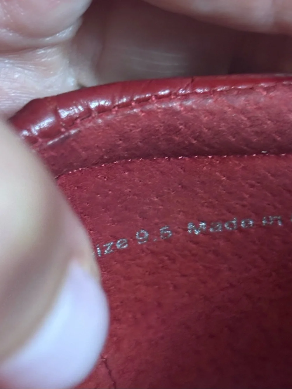 Dolce Vita Mary Jane Flats in Red
